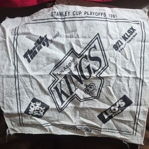 Los Angeles Kings White Playoff Towel